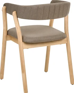 Sæt med 2 spisebordsstole MYLO Lysebrun/brun