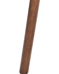 Sæt med 2 spisebordsstole MYLO Mørkebrun/beige