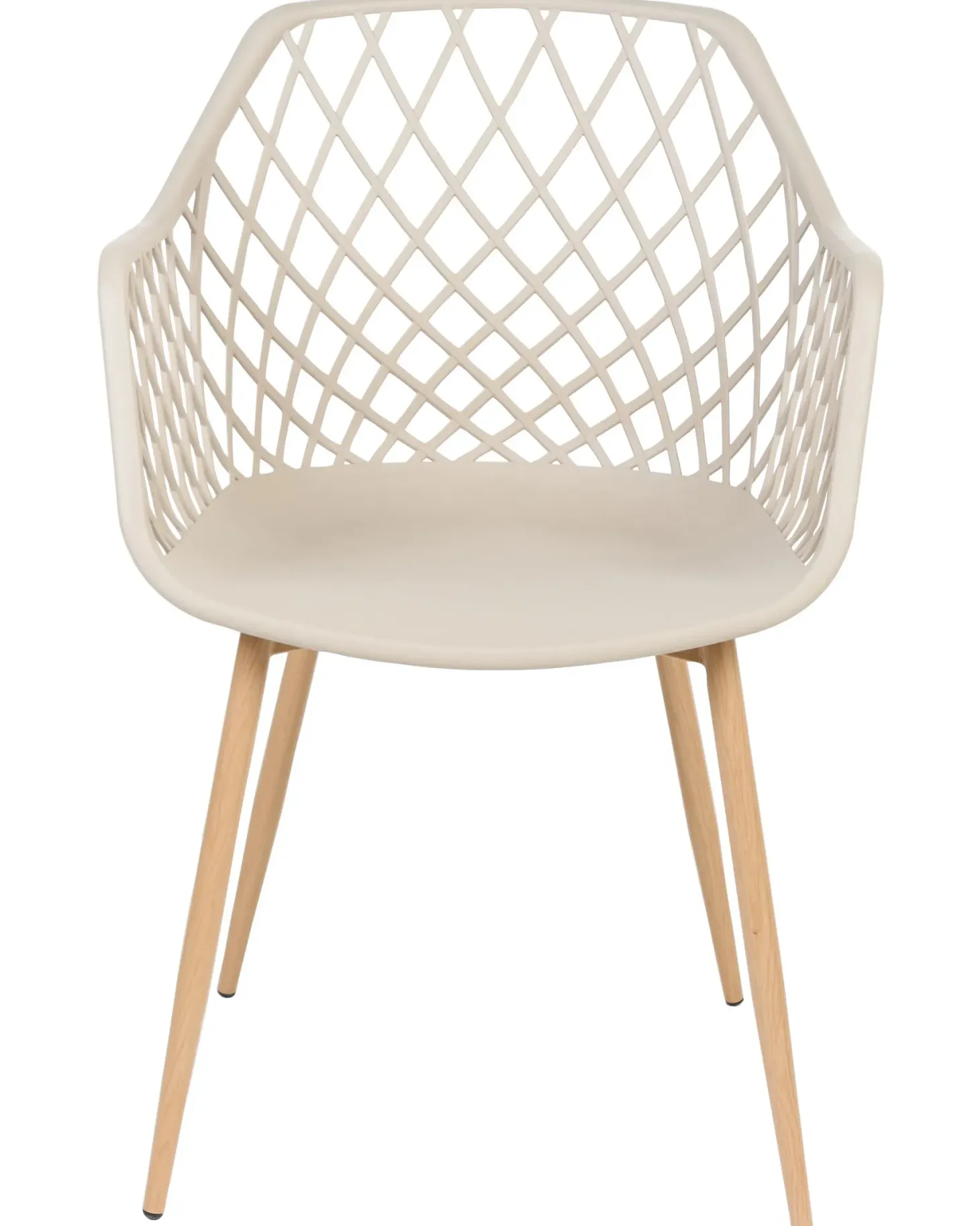 Sæt med 2 spisebordsstole NASHUA Beige