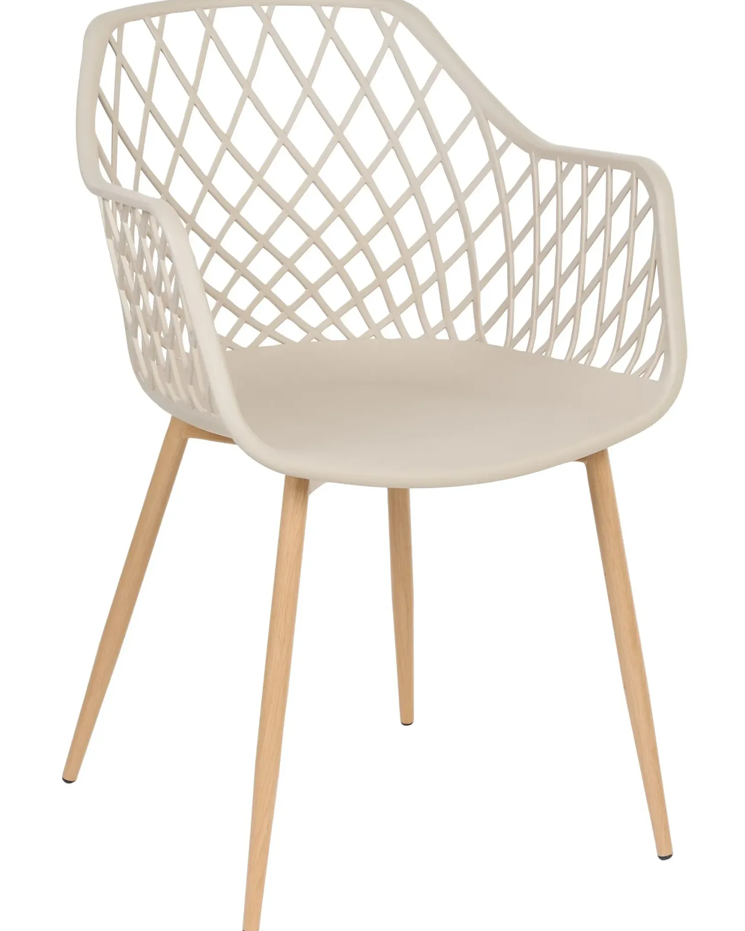 Sæt med 2 spisebordsstole NASHUA Beige