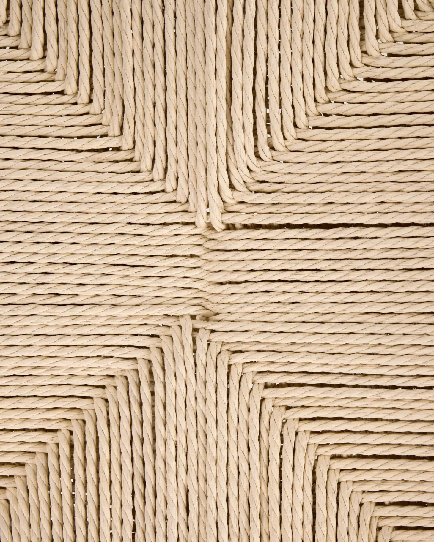 Sæt med 2 spisebordsstole OAKDALE Træ Lysebrun/beige