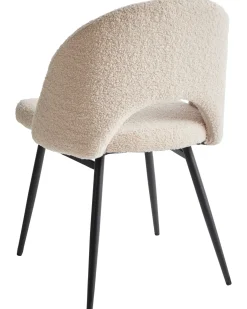 Sæt med 2 spisebordsstole ONAGA Boucle Beige