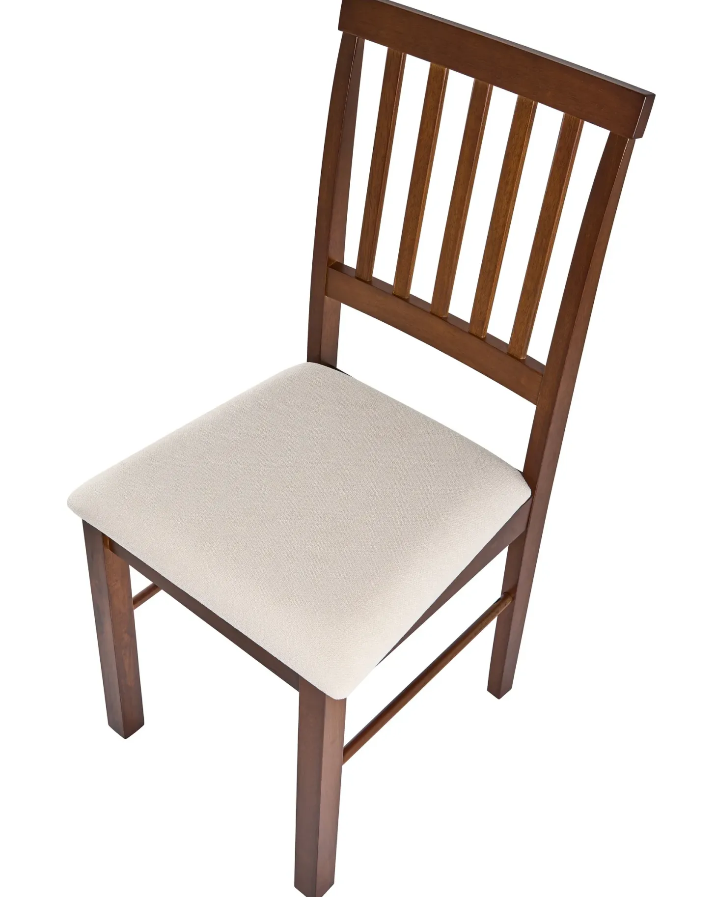 Sæt med 2 spisebordsstole ORONO Træ Mørkebrun/lys beige