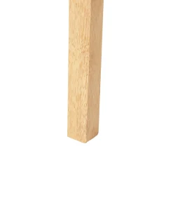 Sæt med 2 spisebordsstole ORTLEY Træ Lysebrun/beige
