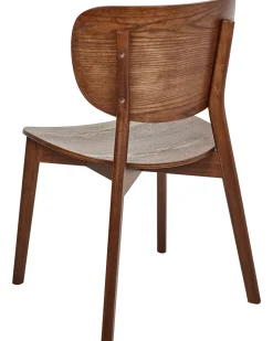 Sæt med 2 spisebordsstole OVERLY Træ Brun ask