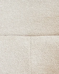 Sæt med 2 spisebordsstole PAONIA Chenille Lys Beige