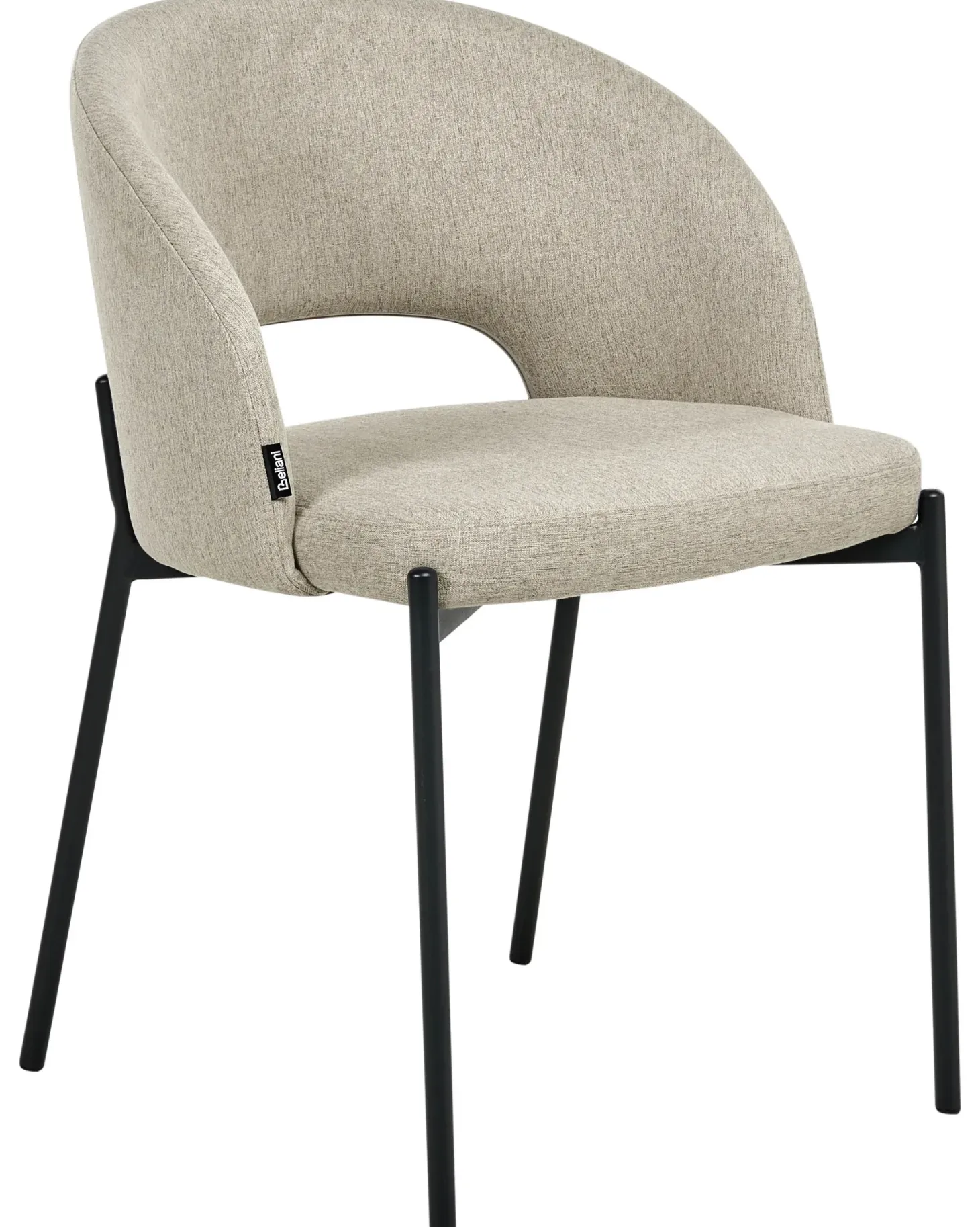 Sæt med 2 spisebordsstole PENNY Sand Beige