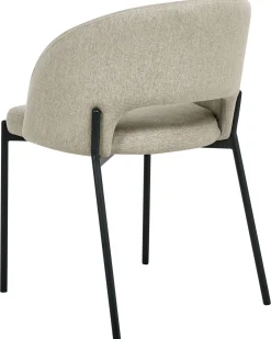 Sæt med 2 spisebordsstole PENNY Sand Beige