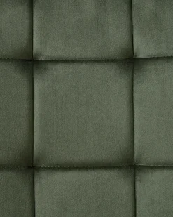 Sæt med 4 spisebordsstole POWELL Velour Olivengrøn