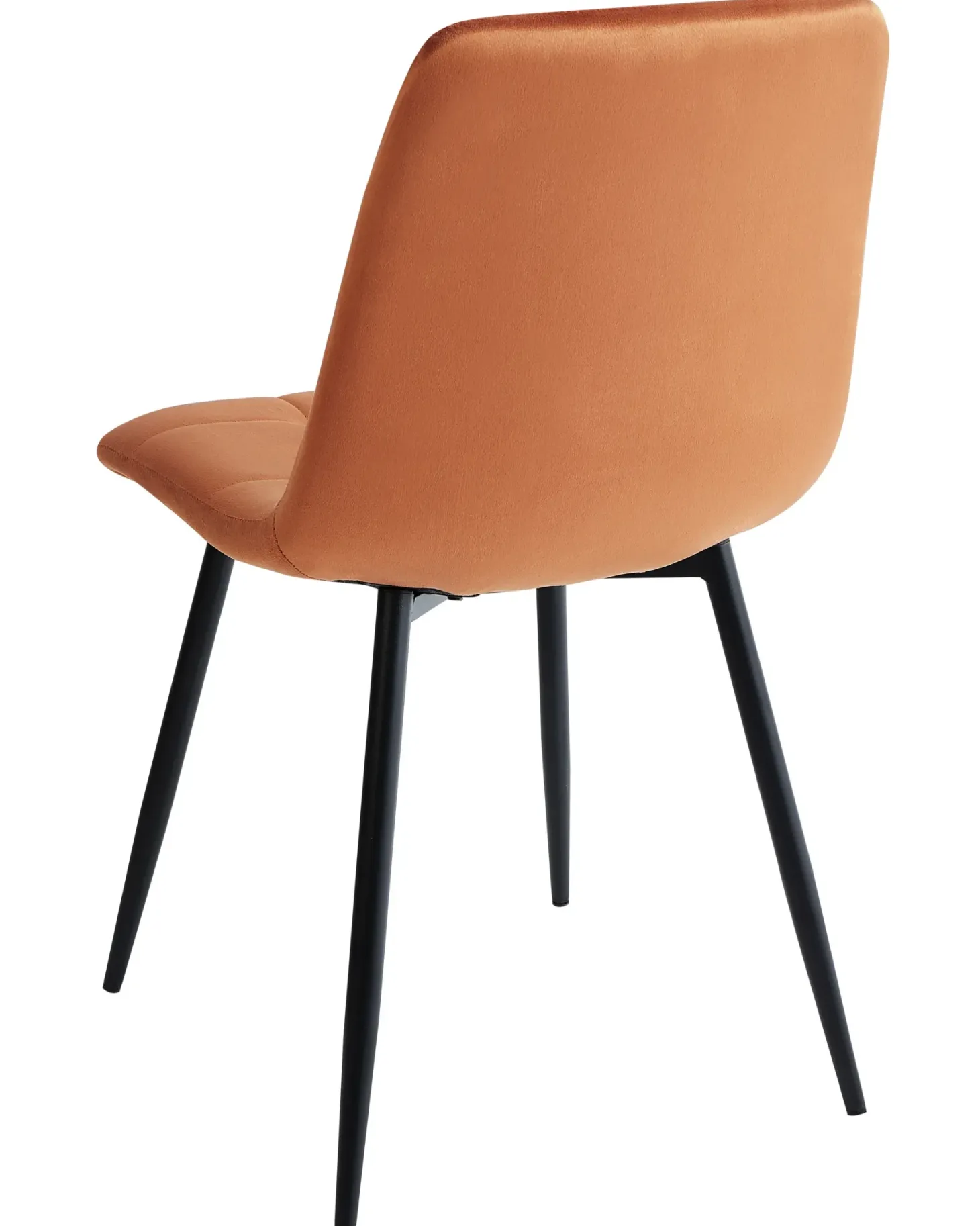 Sæt med 4 spisebordsstole POWELL Velour Orange