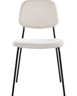 Sæt med 4 spisebordsstole RILEY Lys Beige