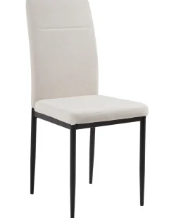 Sæt med 4 spisebordsstole RINER Lys Beige