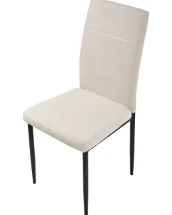Sæt med 4 spisebordsstole RINER Lys Beige