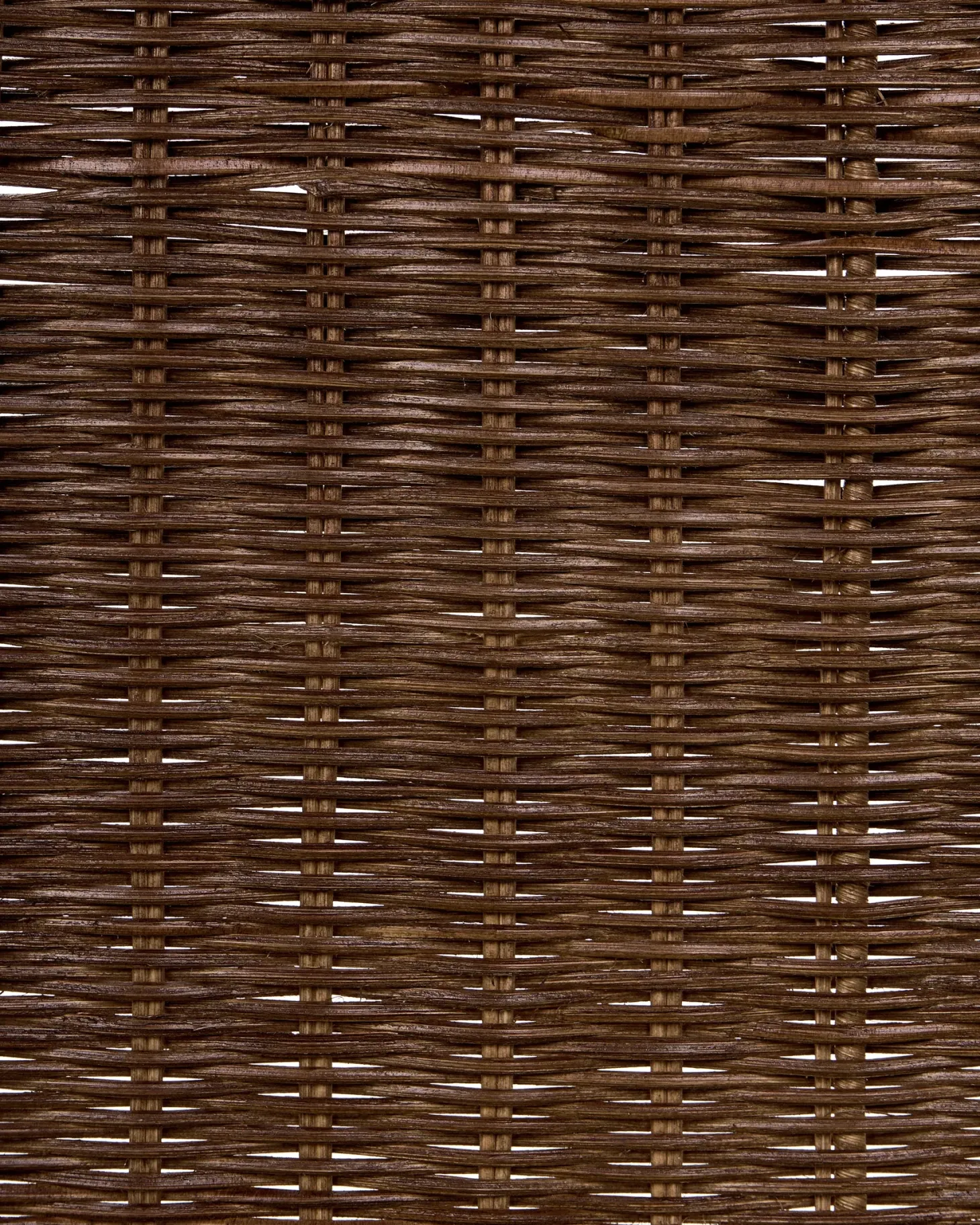 Sæt med 2 spisebordsstole ROXTON Rattan Mørkebrun