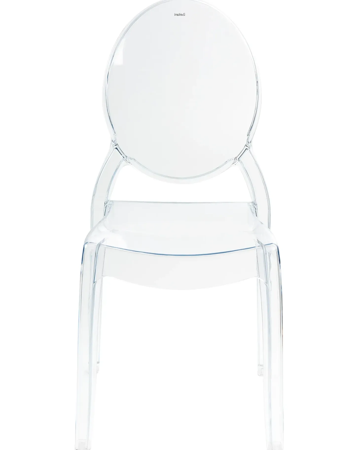 Sæt med 2 spisebordsstole RULISON Transparent