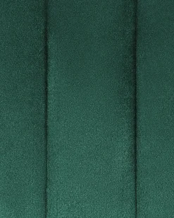 Sæt med 2 spisebordsstole SANILAC Velour Smaragdgrøn
