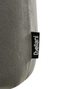 Sæt med 2 spisebordsstole SANILAC Velour Mørkegrå
