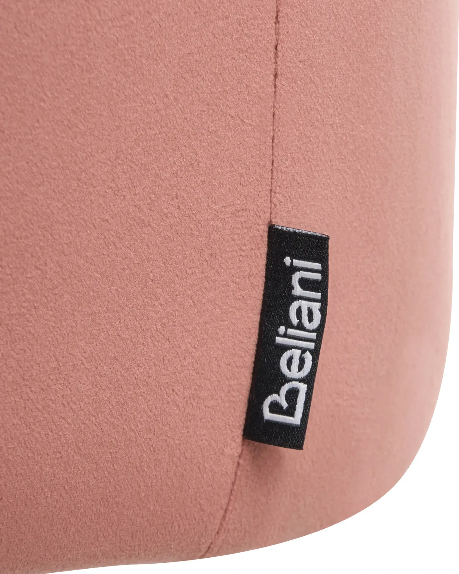 Sæt med 2 spisebordsstole SANILAC Velour Pastellrosa
