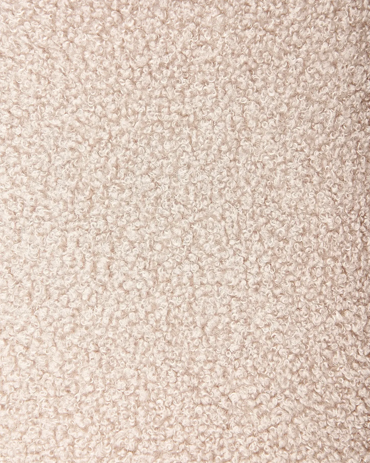 Sæt med 2 spisebordsstole SANILAC Boucle Beige