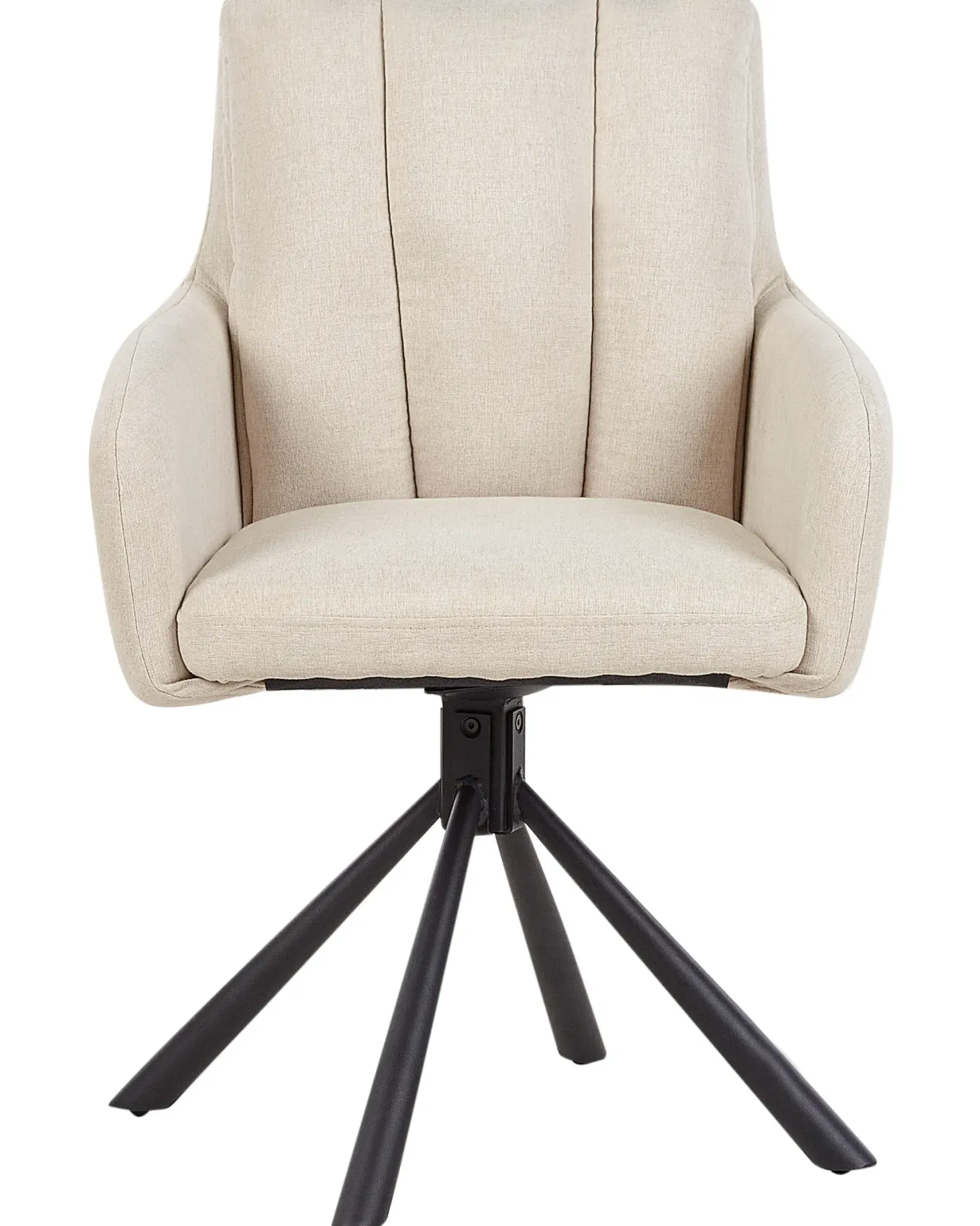 Sæt med 2 spisebordsstole SARDOAL Lys Beige