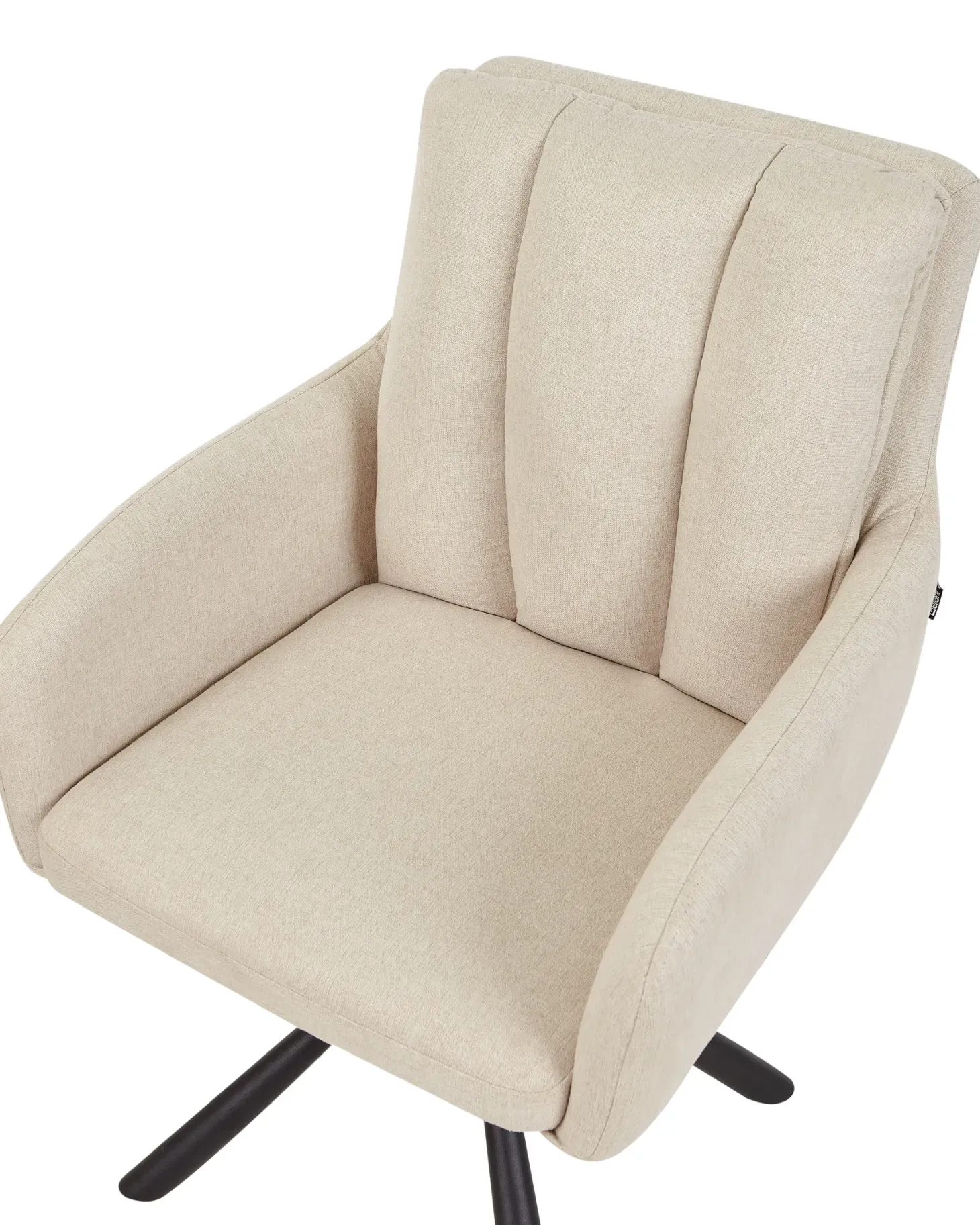 Sæt med 2 spisebordsstole SARDOAL Lys Beige