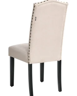 Sæt med 2 spisebordsstole SHIRLEY Lys Beige