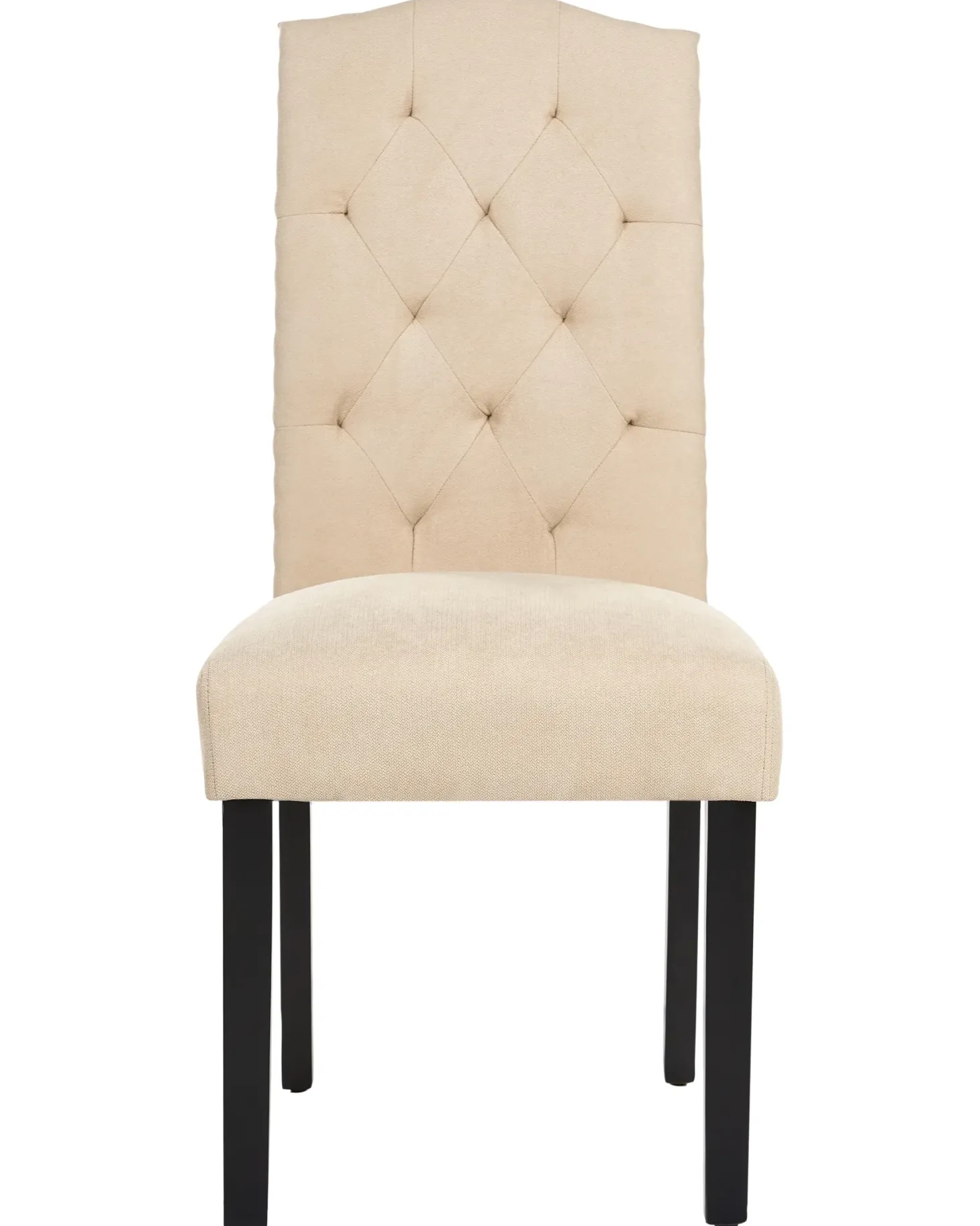 Sæt med 2 spisebordsstole SHIRLEY Beige
