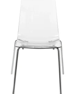 Sæt med 2 spisebordsstole SILERTON Transparent