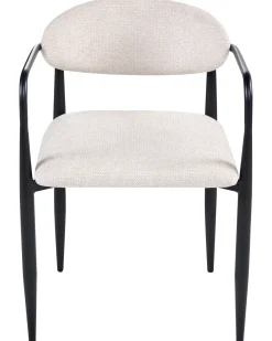 Sæt med 2 spisebordsstole TANEVIK Lys Beige