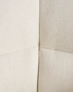 Sæt med 2 spisebordsstole TIRANO Kunstlinned Lys Beige