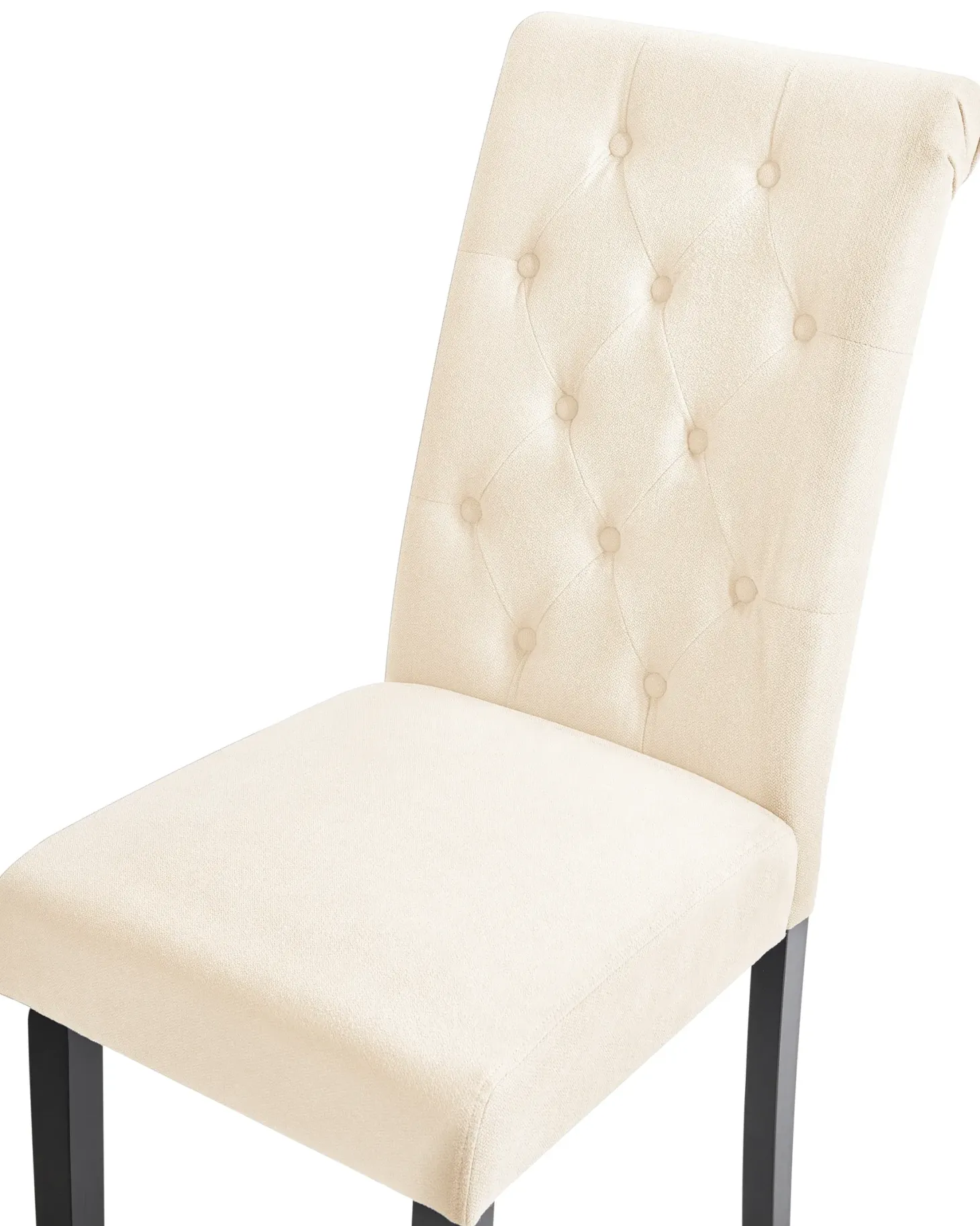 Sæt med 2 spisebordsstole VELVA Lys Beige