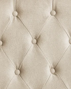 Sæt med 2 spisebordsstole VELVA Sand Beige