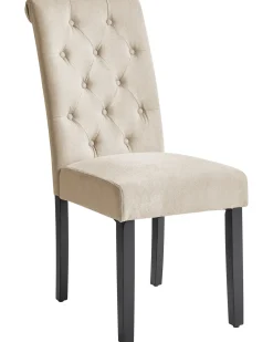 Sæt med 2 spisebordsstole VELVA Sand Beige