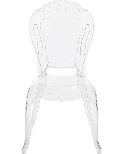 Sæt med 2 spisebordsstole VERMONT Transparent