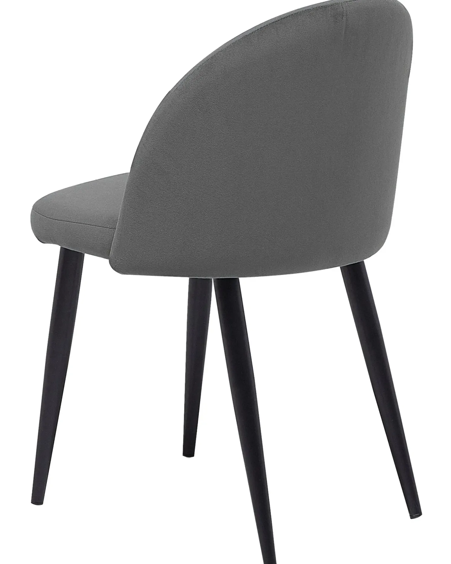 Sæt med 2 spisebordsstole VISALIA Velour Grå
