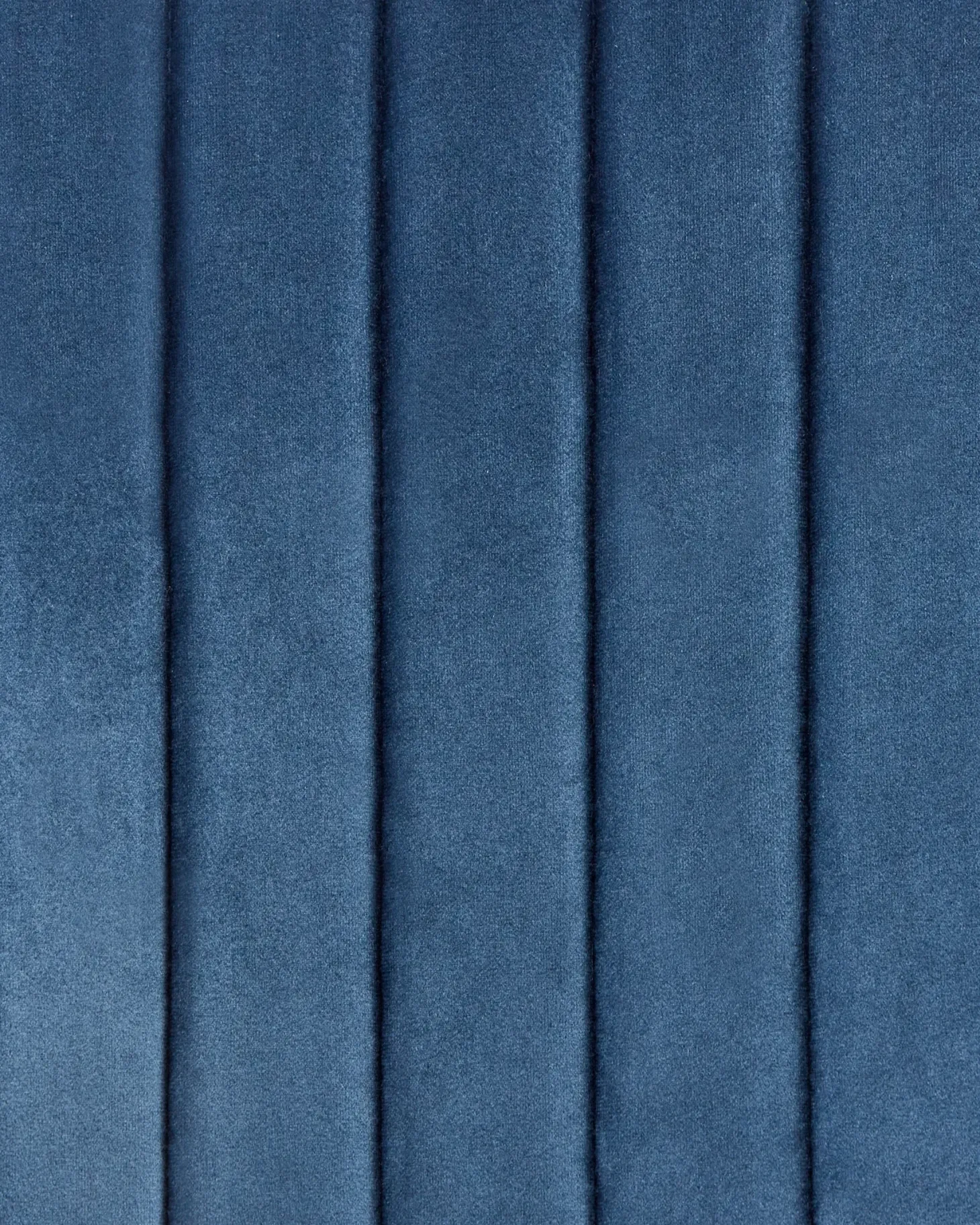 Sæt med 2 spisebordsstole WELLSTON Velour Mørkeblå