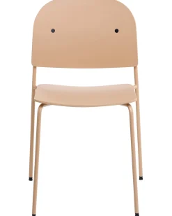 Sæt med 2 spisebordsstole WINDUST Metal Beige
