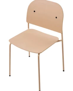 Sæt med 2 spisebordsstole WINDUST Metal Beige