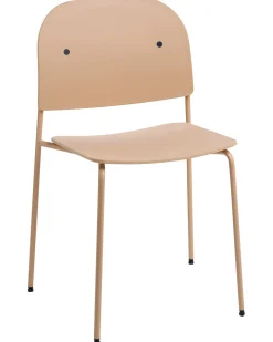 Sæt med 2 spisebordsstole WINDUST Metal Beige