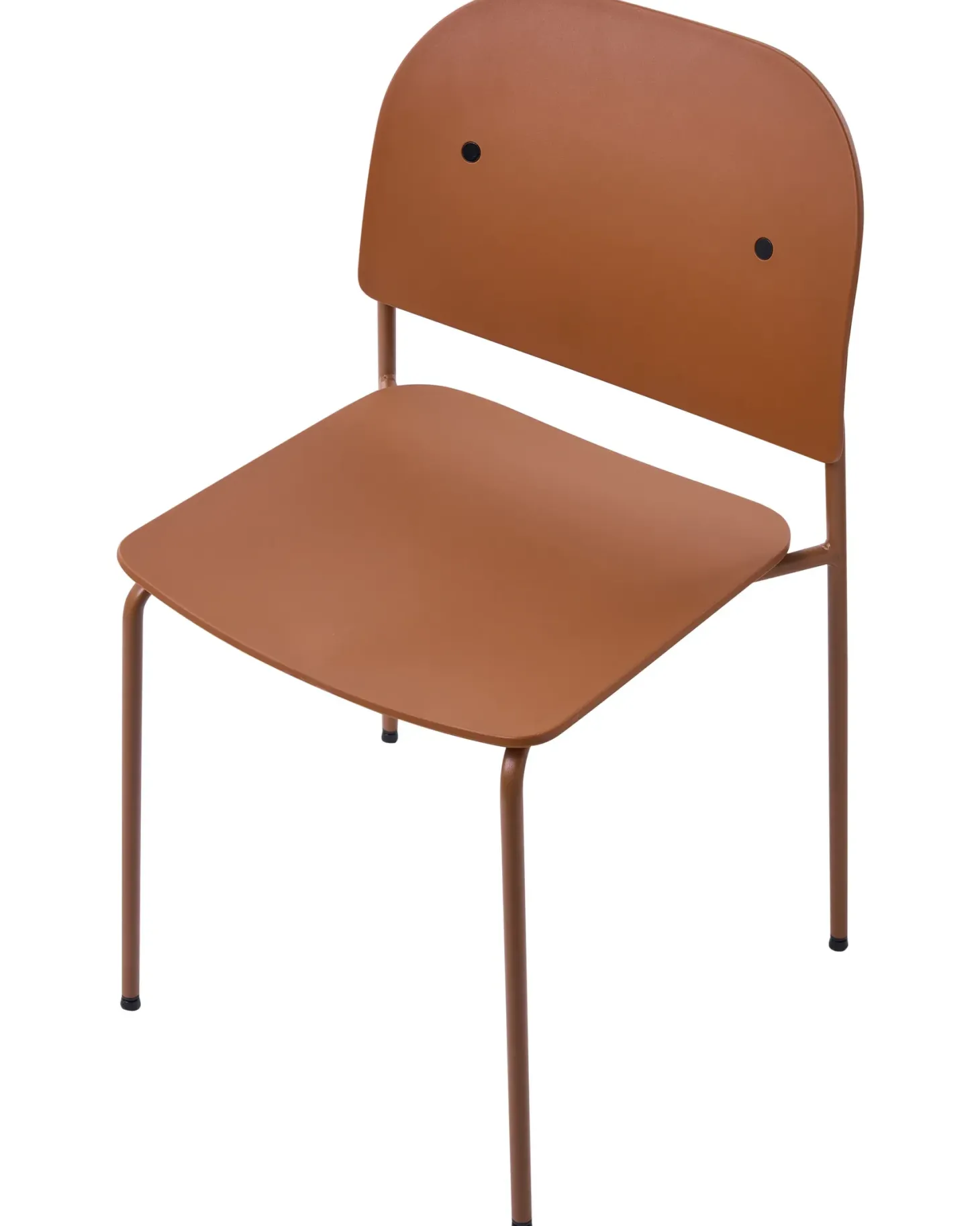 Sæt med 2 spisebordsstole WINDUST Metal Orange