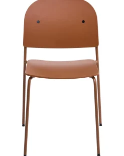 Sæt med 2 spisebordsstole WINDUST Metal Orange