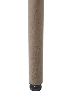 Sæt med 6 stole med puder FLAVIA Metal Brun
