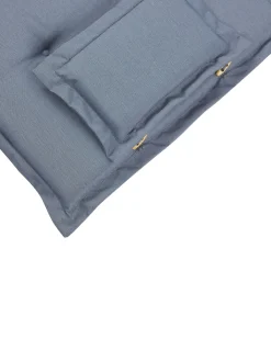 Sæt med 6 stole med puder JAVA Akacietræ Blå