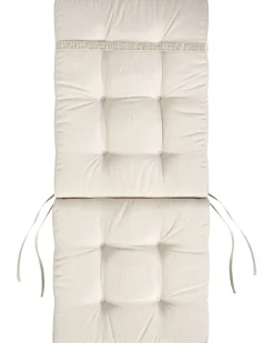 Sæt med 2 stole med puder MAUI PREMIUM Akacietræ Lys Beige