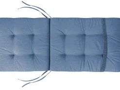 Sæt med 8 stole med puder MAUI PREMIUM Akacietræ Blå