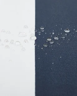 Sæt med 8 stole med puder SASSARI II Certificeret akacietræ Navy Blå