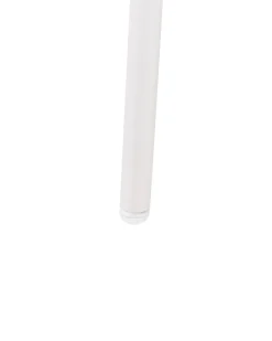 Sæt med 4 stole med puder TACENO Metal Hvid