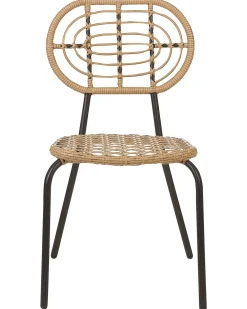 Sæt med 8 stole PRATELLO PE-rattan Naturlig