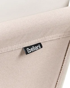 Stol med pude PICO Metal Lys Beige