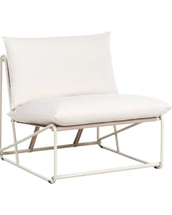 Stol med pude PICO Metal Lys Beige